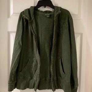 Eddie Bauer Olive Green Hoodie